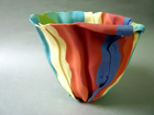 Chromatic Interval, Bone china folded form