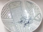 'Birdsong' series, large porcelain bowl, slipcast w45cms, Private Collection