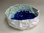 Large bone china rumple Waterscape w25cm